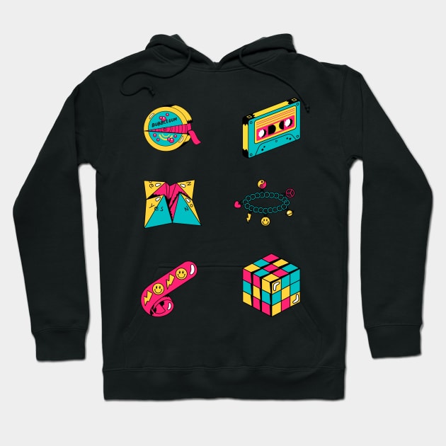 Retro Aesthetic nostalgia pack Hoodie by Faeblehoarder